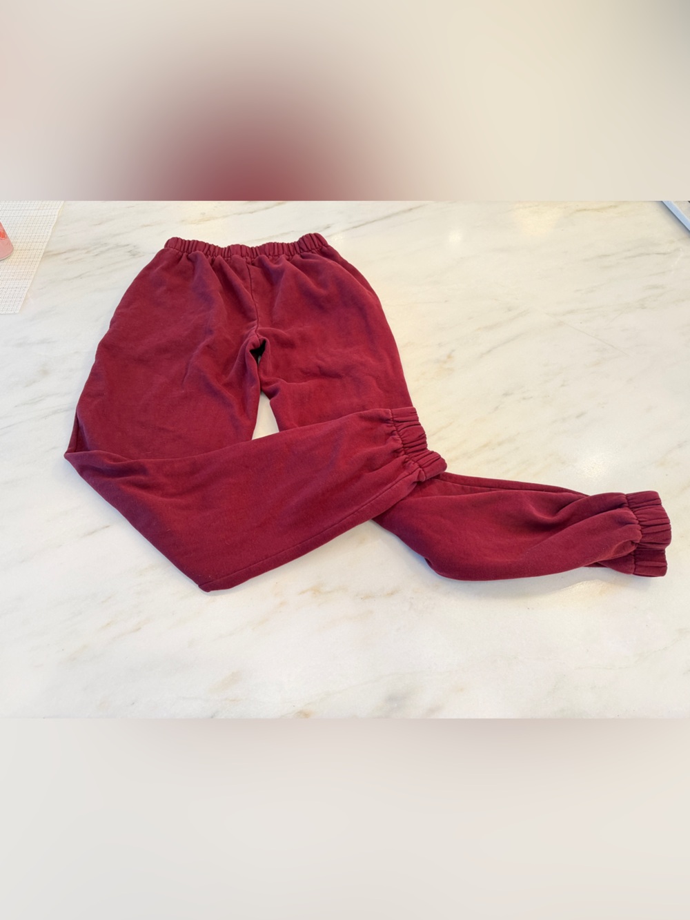 Brandy melville maroon jogger sweatpants GUC OS